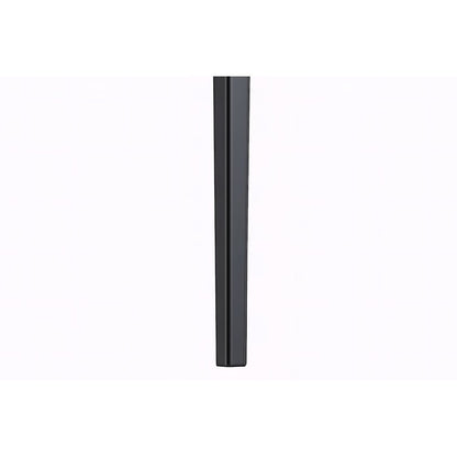 Avo Series Modern Dining Table Black Base, With 62 White/Gold Sintered Stone Top