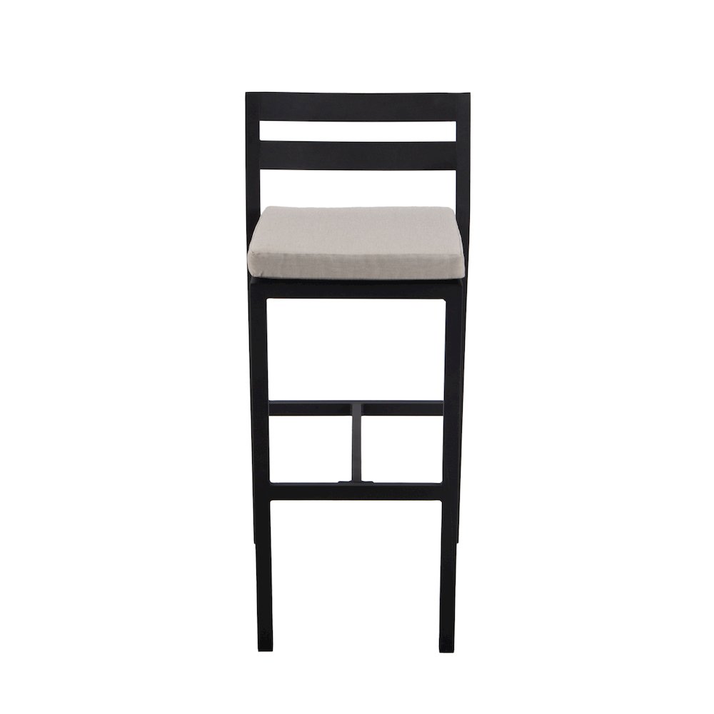 Chelsea Collection Modern Aluminum Outdoor Bar Chair Set of 4