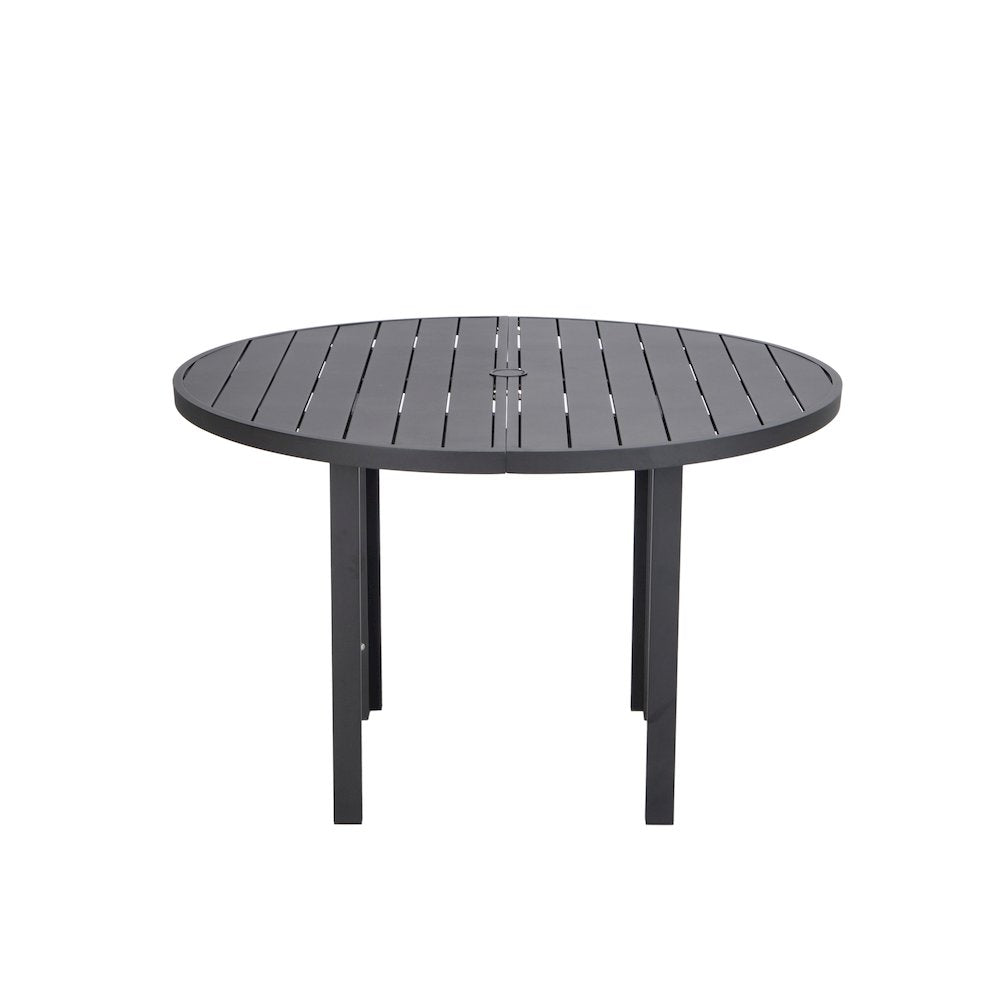 Chelsea 60″ Round Outdoor Aluminum Dining Table for Patio