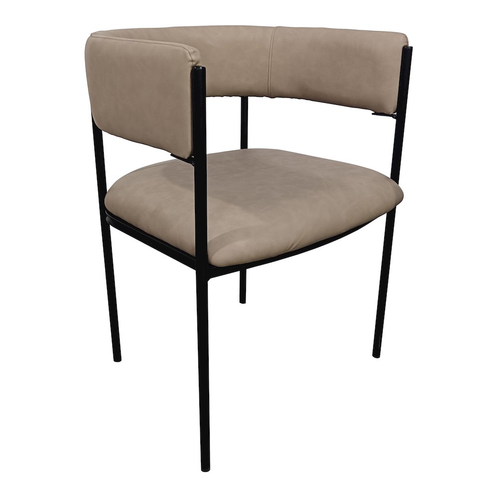 Cyril Collection Modern Chair in Taupe