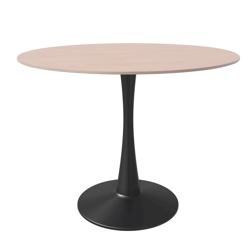 Bristol - Bistro Table - Black Natural wood Top