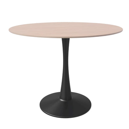 Bristol - Bistro Table - Black Natural wood Top