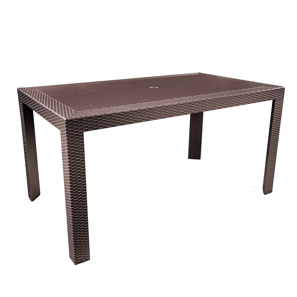 Mace Weave Design Outdoor Dining Table
