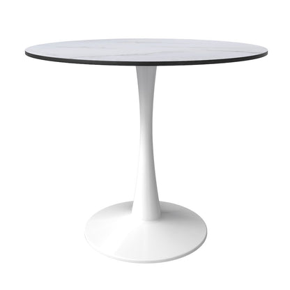 Bristol Mid-Century Modern Round Dining Table