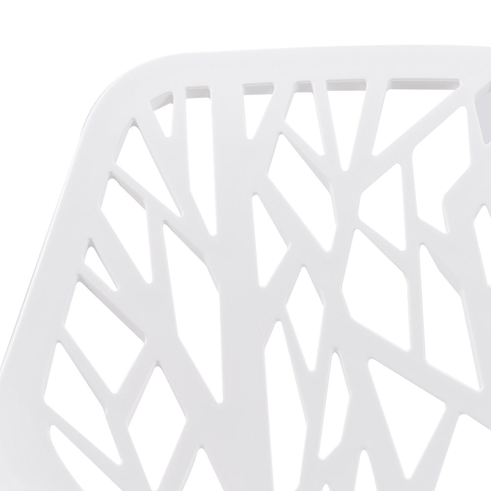 Modern Asbury Dining Chair w/ Chromed Legs