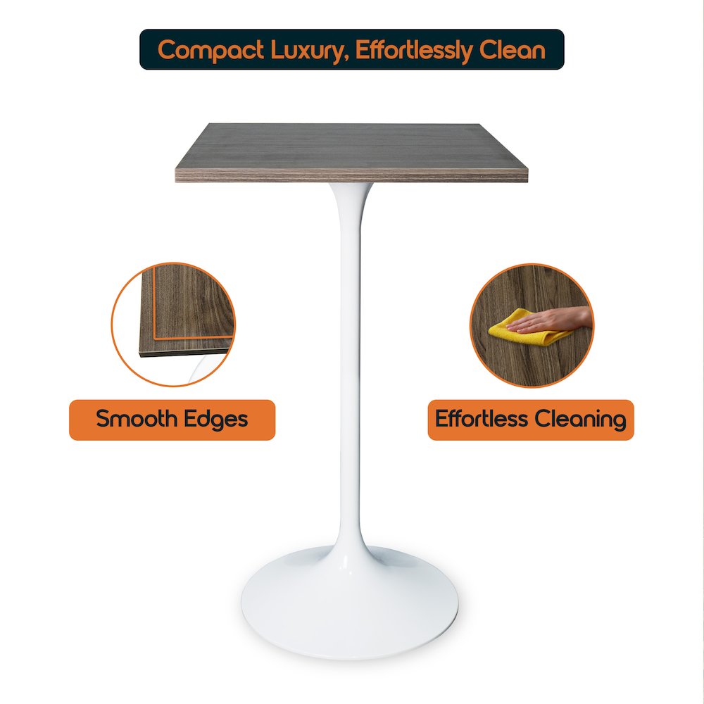 Verve Collection 24 Square Top Bar Height Table