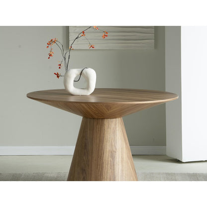 Fynix Collection Modern Dining Table In Natural Wood