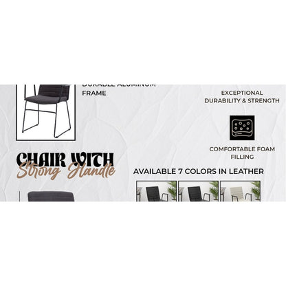 Zylar Series Office Guest Arm Chair in Brown Fabric