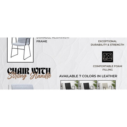 Zylar Series Office Guest Arm Chair in Grey Fabric