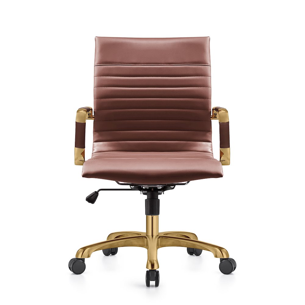 Harris Office Chair With Gold Frame