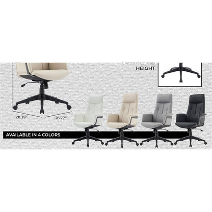 Inifini Collection Modern Office Chair In Tan