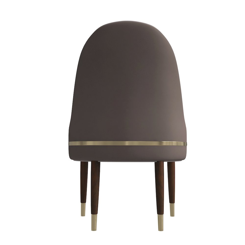Elara Collection Wooden Dining Chair in Two-Tone Toupe Set of 2