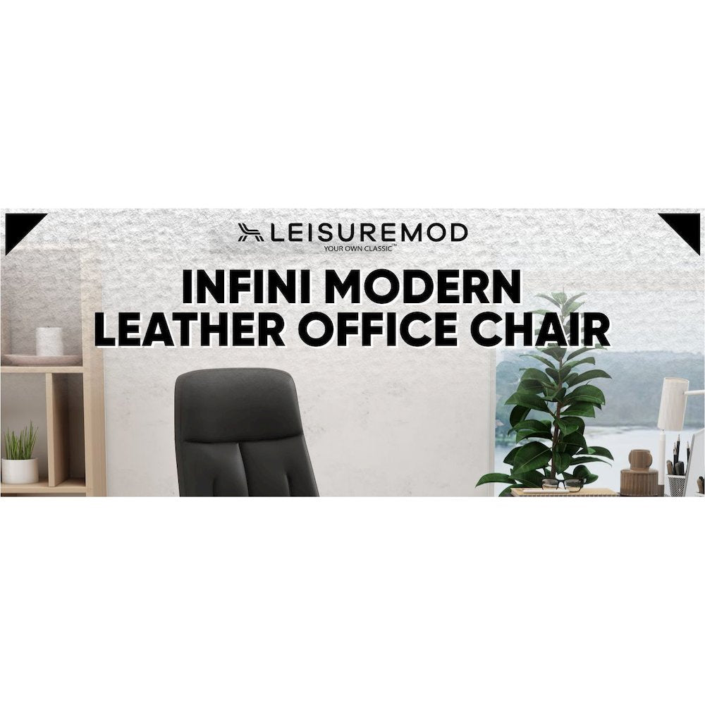 Inifini Collection Modern Office Chair In Black