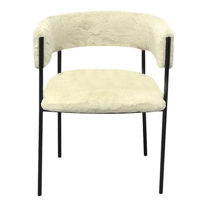 Gavin Series Modern Chair Black Frame in Light Brown Set of 4