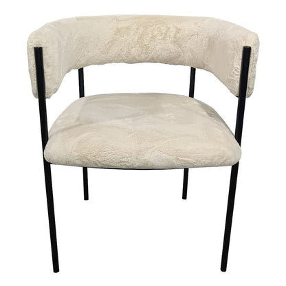 Gavin Series Modern Chair Black Frame in Light Brown Set of 4