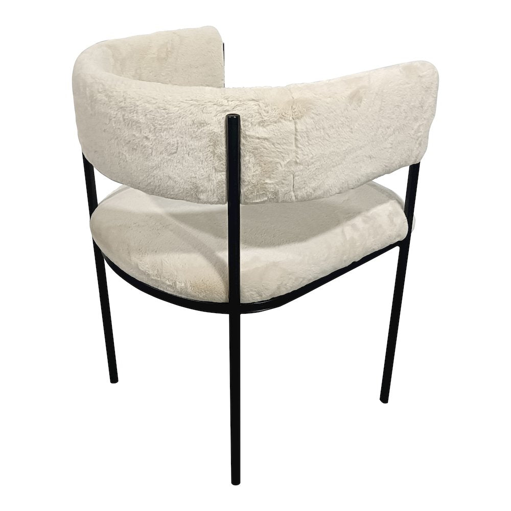 Gavin Series Modern Chair Black Frame in Light Brown Set of 4