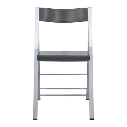 Menno Modern Acrylic Folding Chair, Set of 4