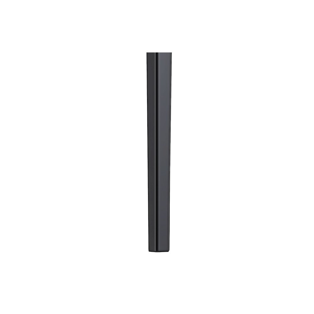 Avo Series Modern Dining Table Black Base, With 55 Light Grey Sintered Stone Top