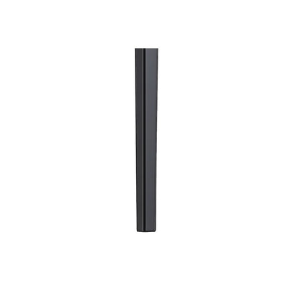 Avo Series Modern Dining Table Black Base, With 55 Light Grey Sintered Stone Top