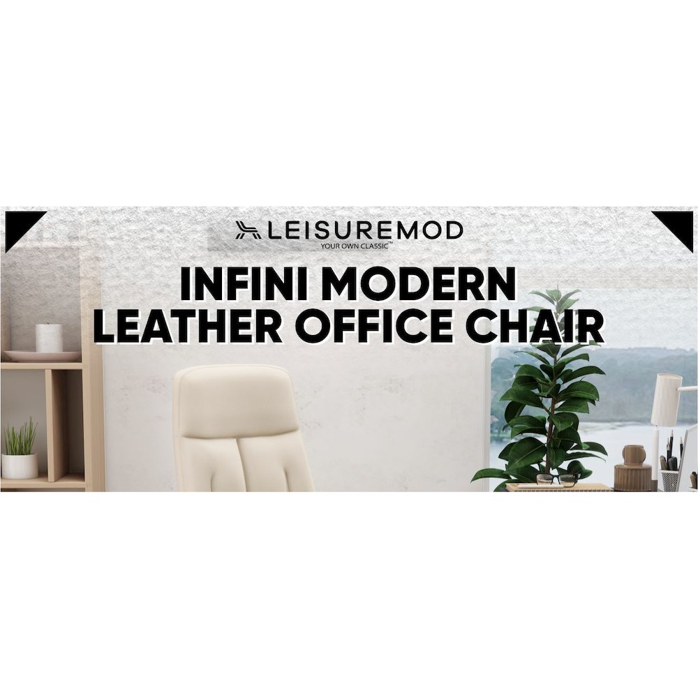 Inifini Collection Modern Office Chair In Tan