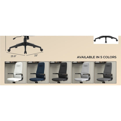 Nexa Collection Modern Office Chair In Grey