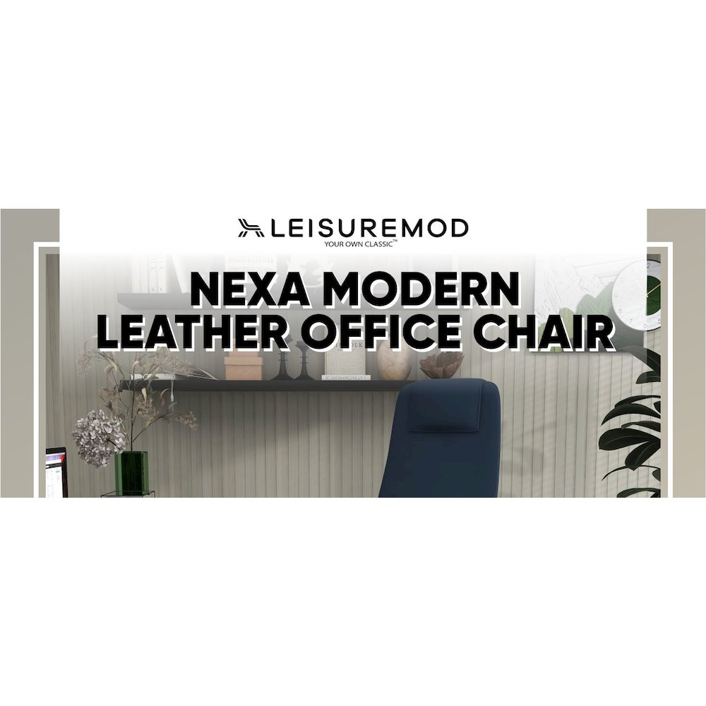 Nexa Collection Modern Office Chair In Blue