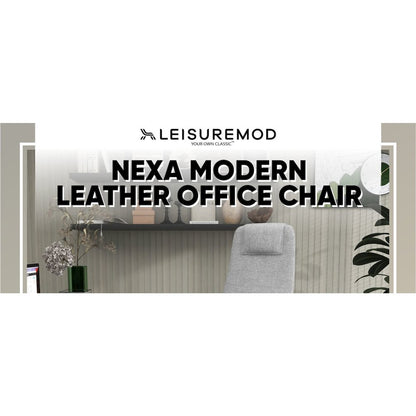 Nexa Collection Modern Office Chair In Grey Fabric