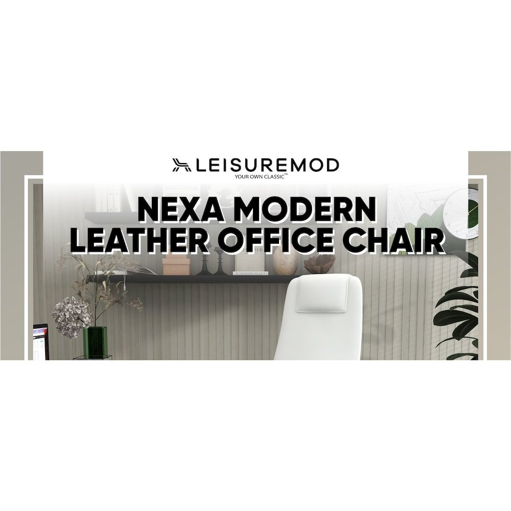Nexa Collection Modern Office Chair In White