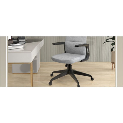 Nexa Collection Modern Office Chair In Grey Fabric