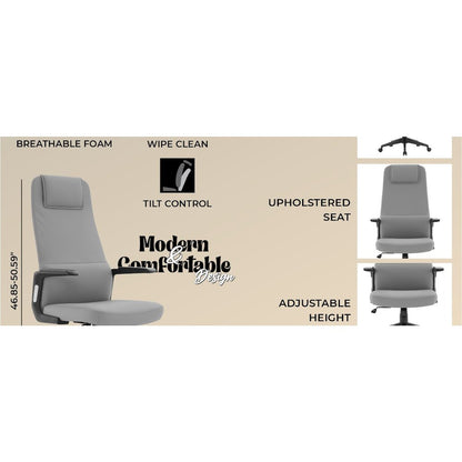 Nexa Collection Modern Office Chair In Grey