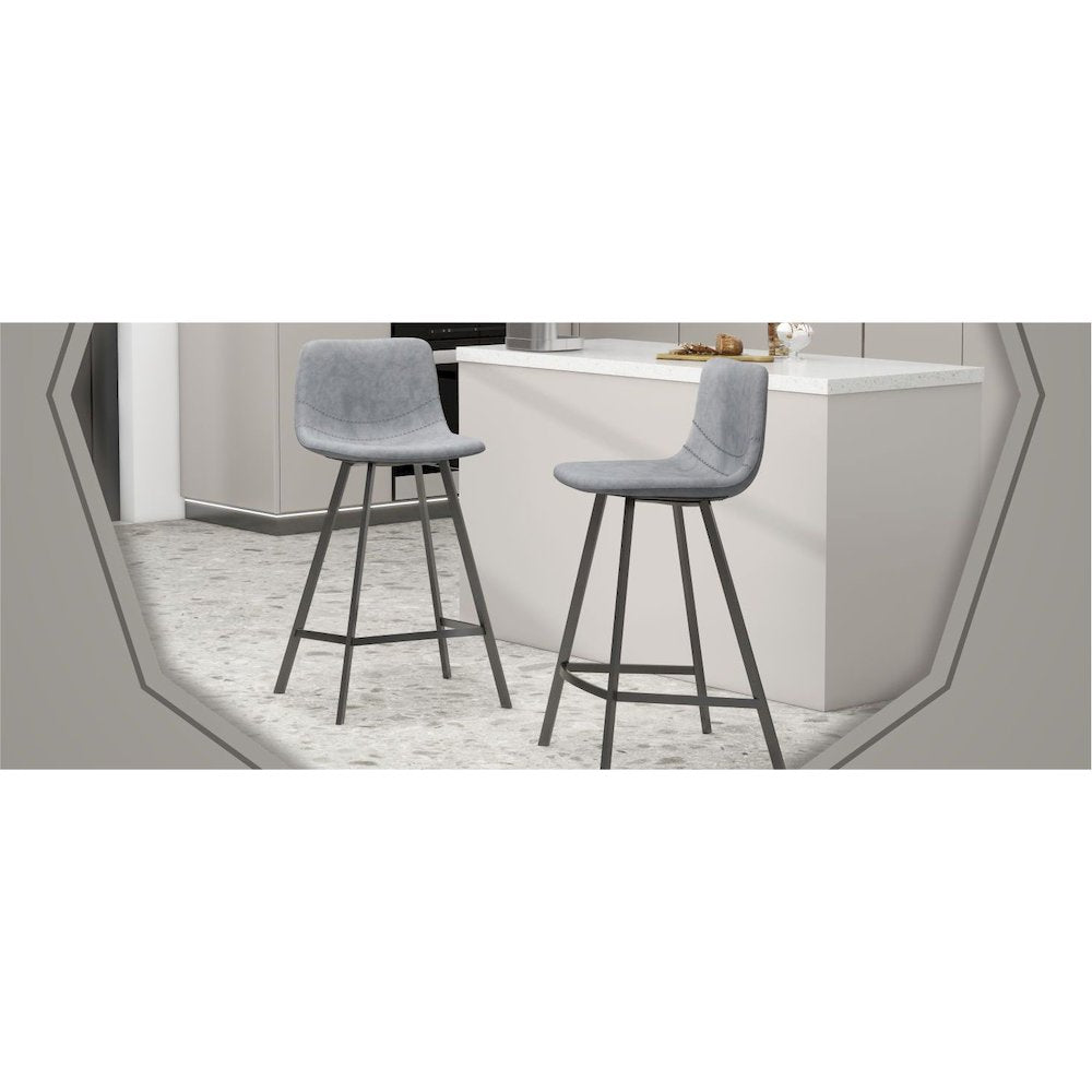 Elland - Counter stool -Light Grey