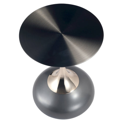Savoy Collection Modern End Table In Grey