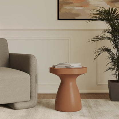Modern Side End Table Wisp Series In Pink