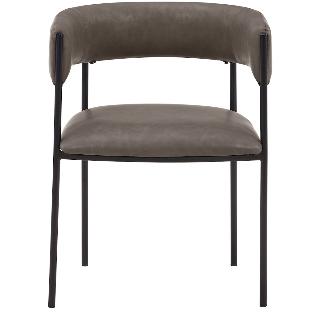 Cyril Collection Modern Chair in Charcoal