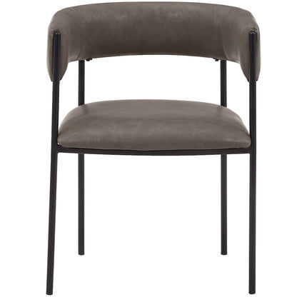 Cyril Collection Modern Chair in Charcoal