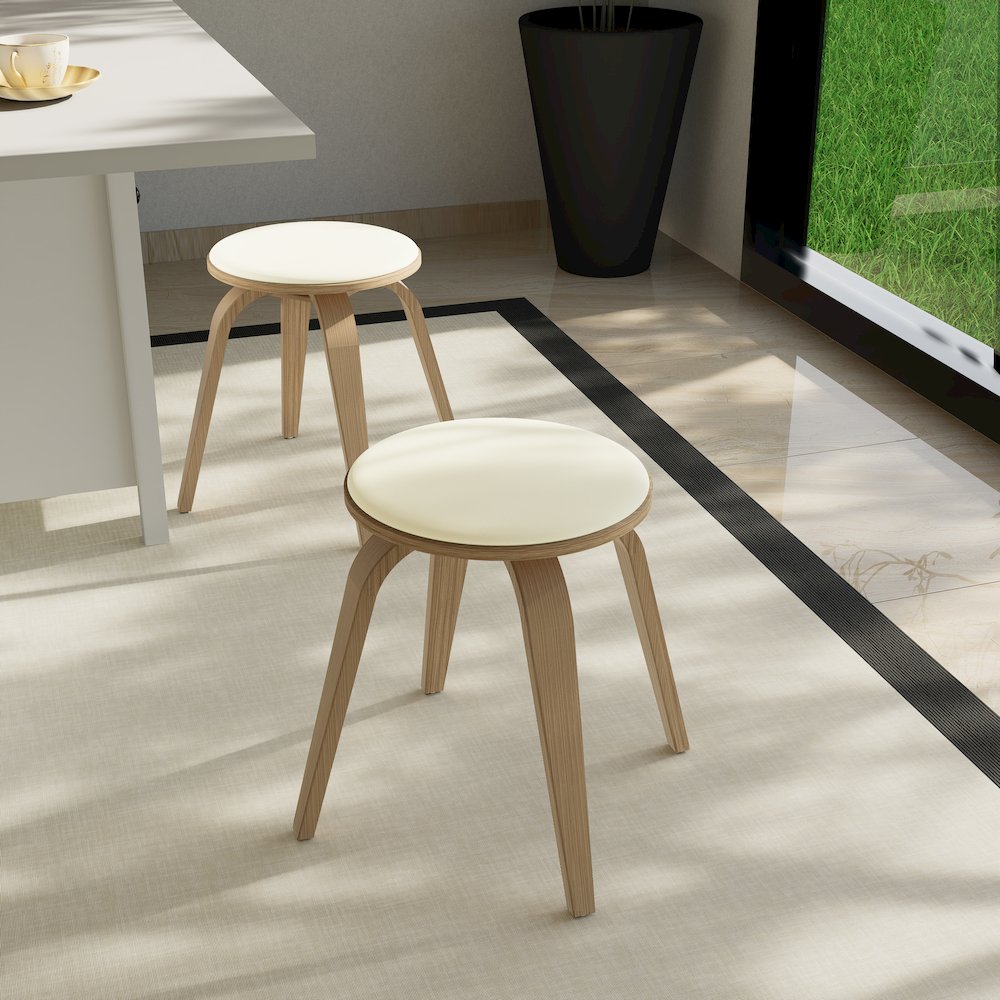 Modern Wooden Dining Stool