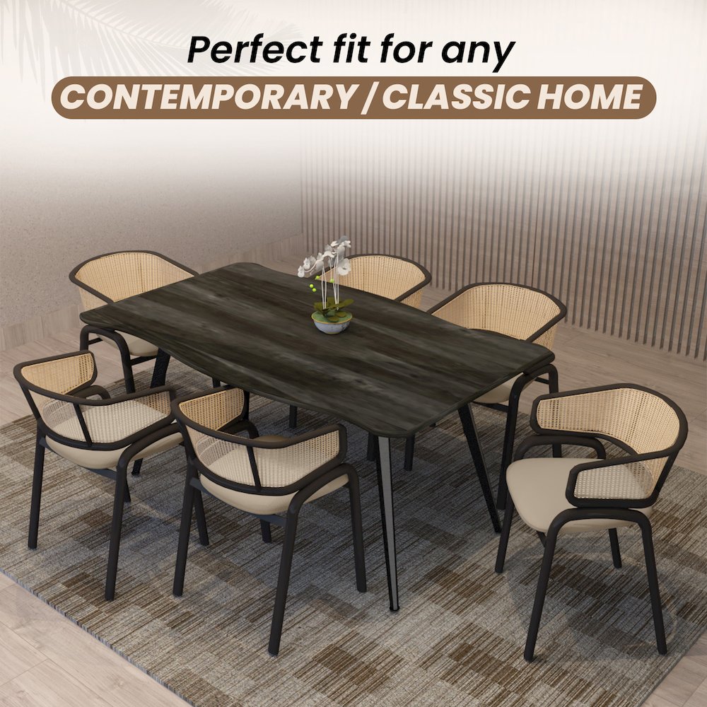 Ervilla - Dining Chair - Beige Leather