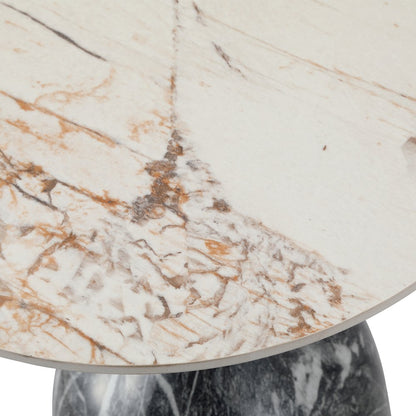 Oslo Collection Modern End Table In Grey