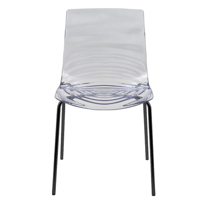 Astor Water Ripple Design Dining Chair