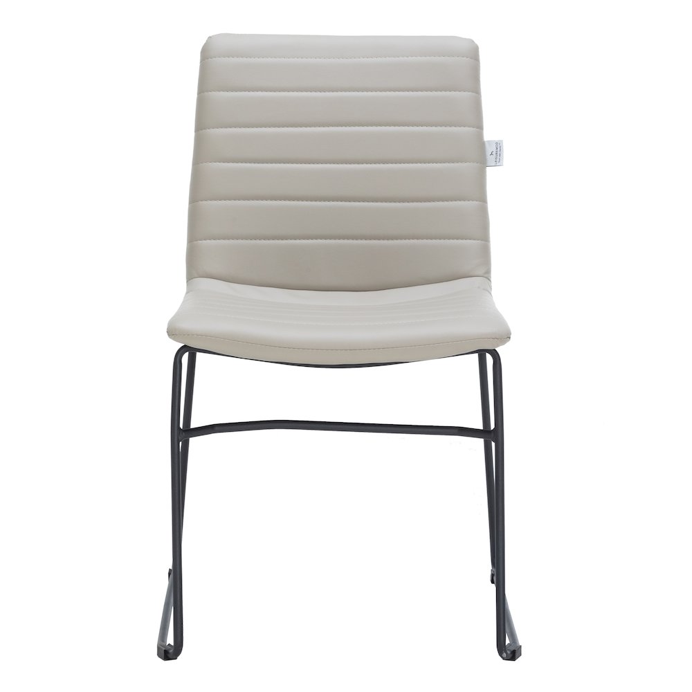 Zylar Series Office Guest Chair in Tan Leather