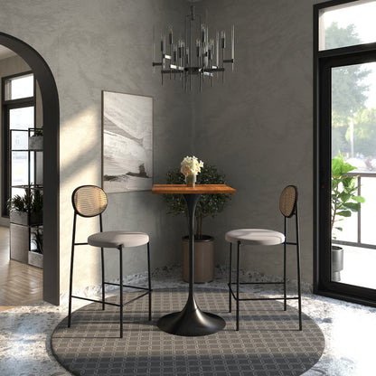 Verve Collection 24 Square Top Bar Height Table