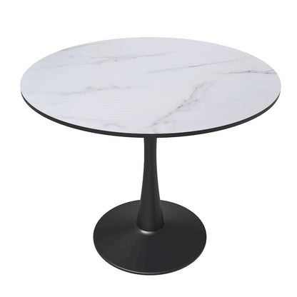 Bristol Mid-Century Modern Round Dining Table