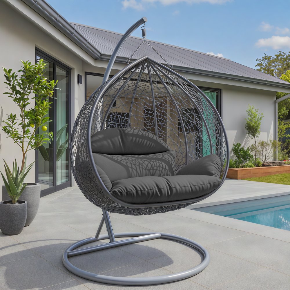 Recluse Collection Modern Outdoor Swing Chair