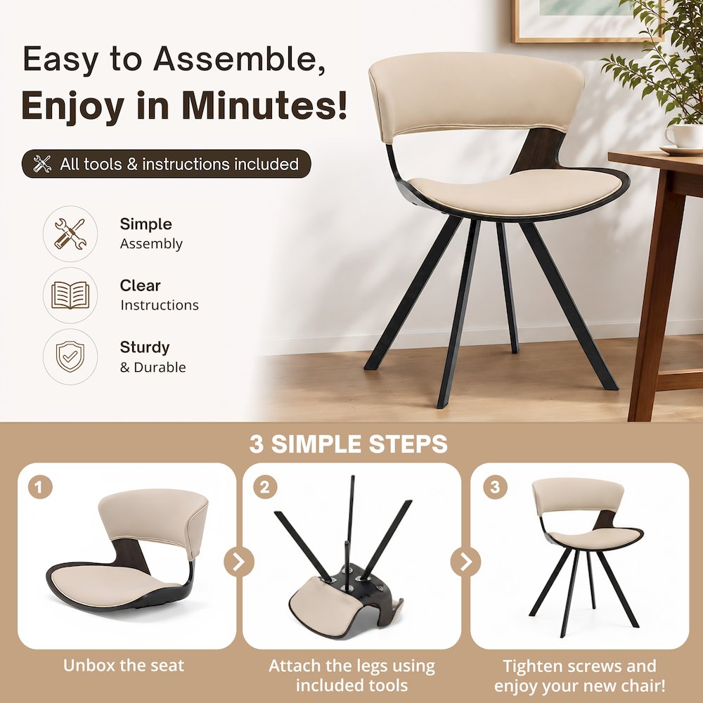 Murray Modern Dining Chair, Set of 2