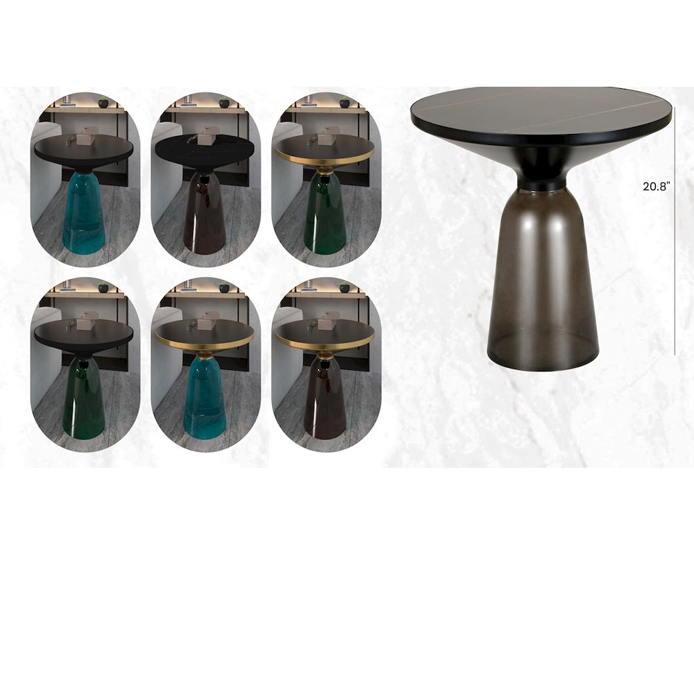 Tully Collection Glass side Table