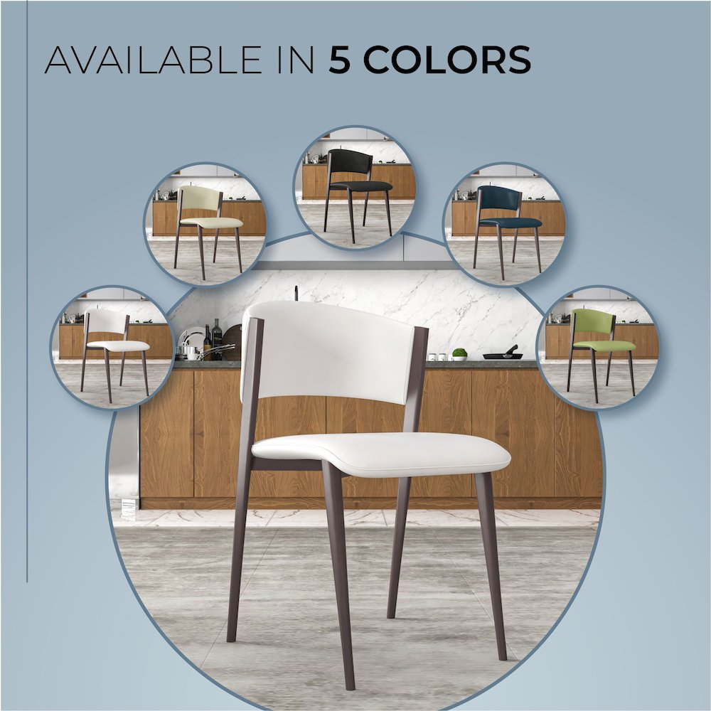 Aspen Collection Modern Dining Chair in White