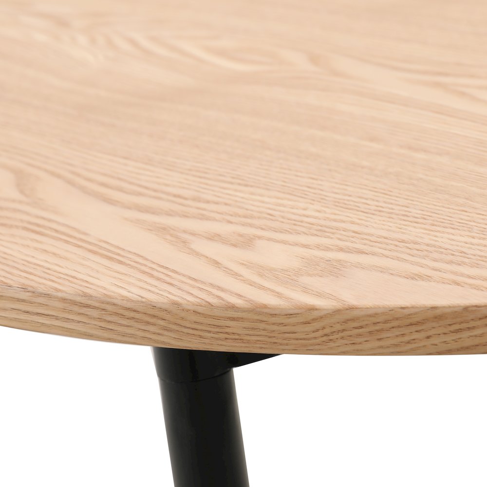 Tule Modern 71" Oval Dining Table in Natural Wood