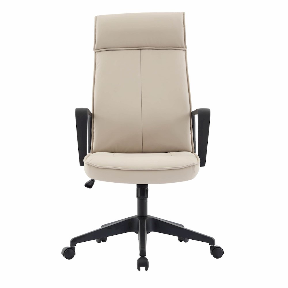 Aiaria Collection Modern Office Chair In Tan