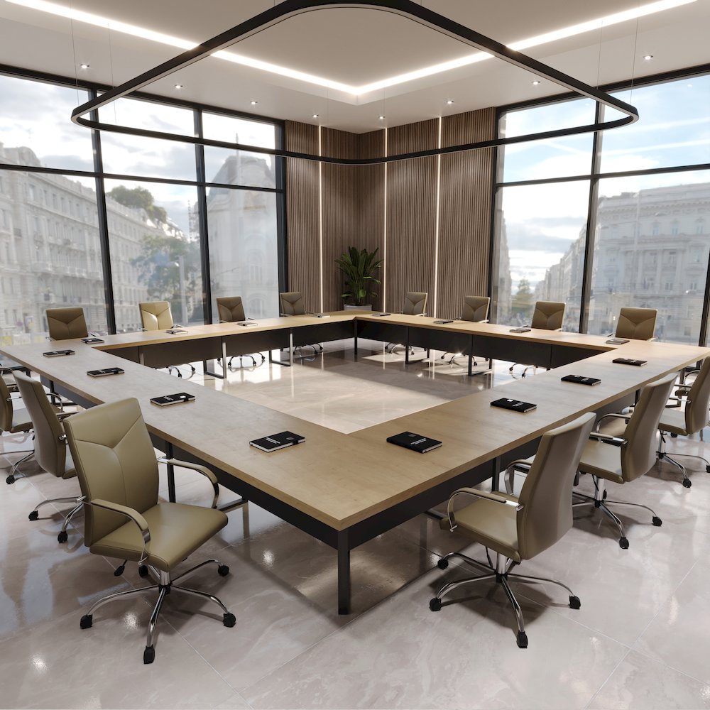 Sonora Modern High-Back Leather Office Chair