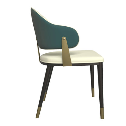 Aria Series Modern Dining Chair in Green